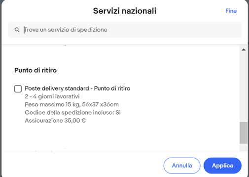 Punto di Ritiro